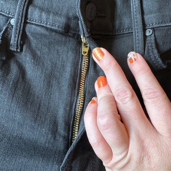 Mother The Mid Rise Dazzler Ankle Not Guilty Size 26 - Picture 10 of 15